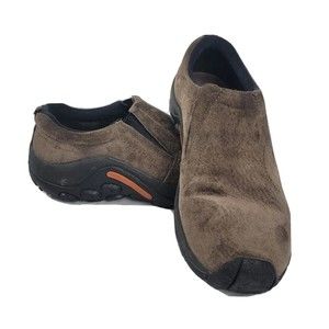 Merrell Women's Size 6 Jungle Moc Suede Slip-On Shoes Gunsmoke J60788